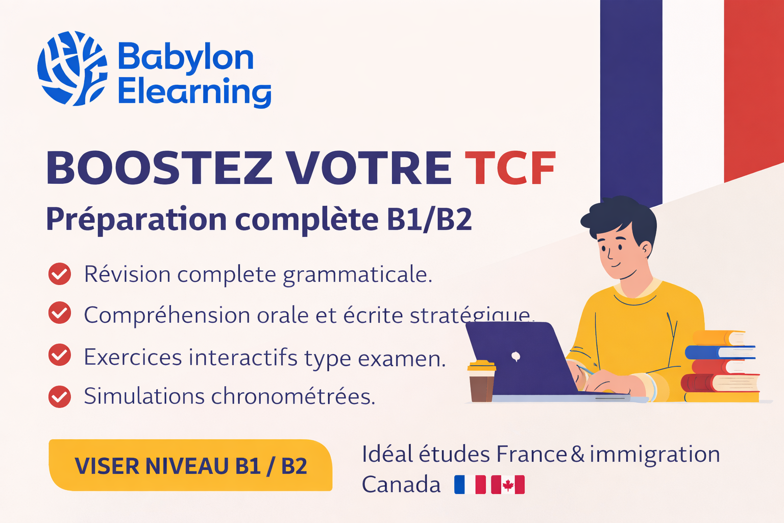 Réussir le TCF – Simulation & Stratégies