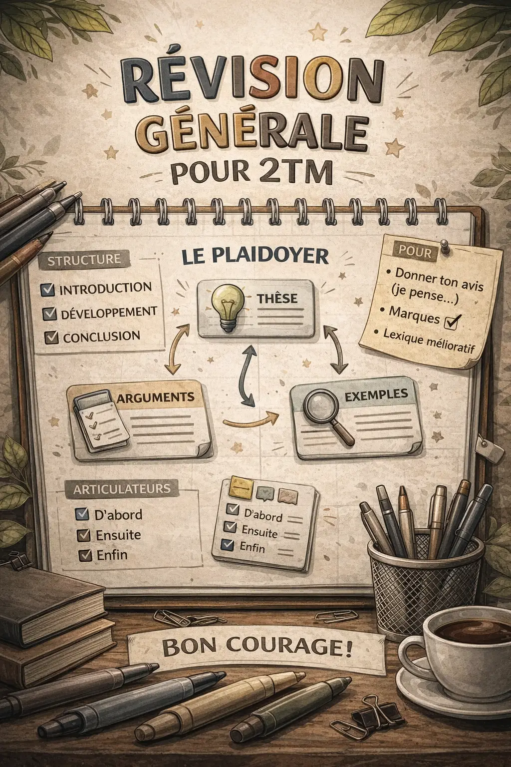 RÉVISION DÉTAILLÉE – Le Plaidoyer : Comprendre et Maîtriser le Discours Argumentatif